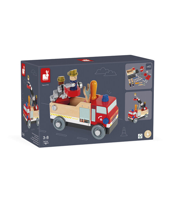 Janod Janod - Brico"kids - Brandweerauto