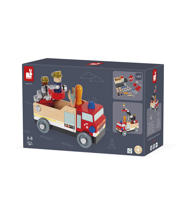 Janod Janod - Brico"kids - Brandweerauto