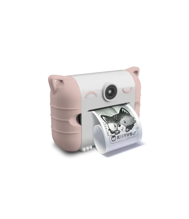 Kidywolf Kidywolf - Camera met thermische printer - Roze