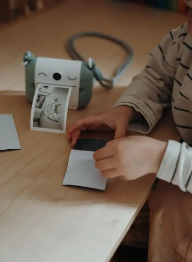 Kidywolf - Camera met thermische printer - Blauw