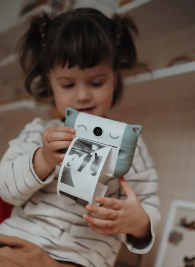 Kidywolf - Camera met thermische printer - Blauw