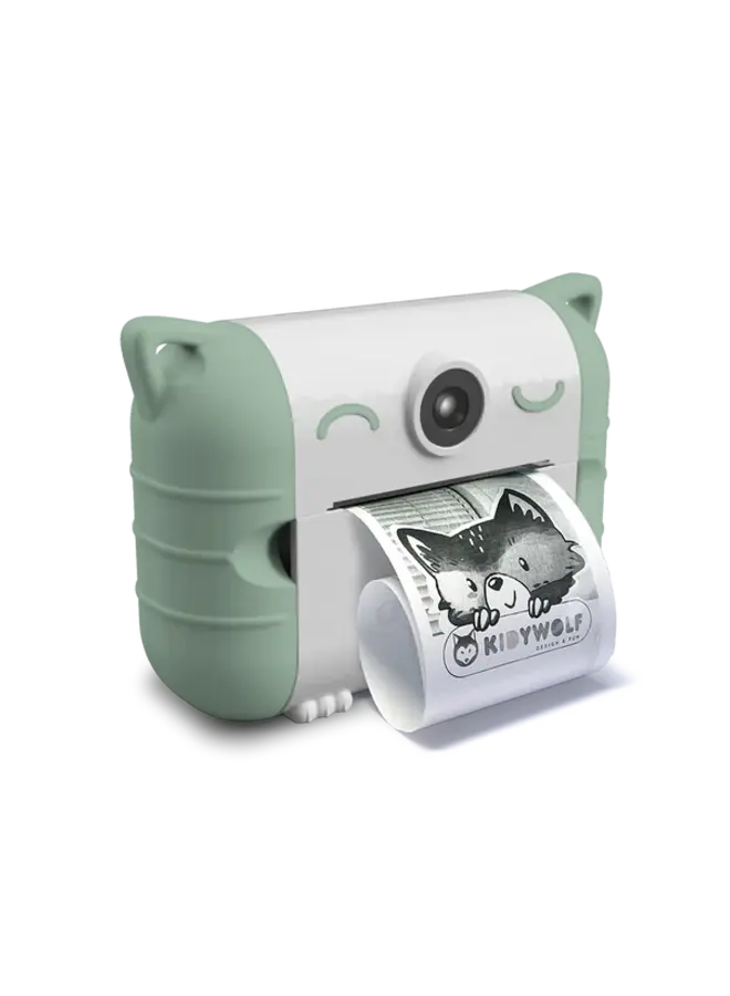 Kidywolf - Camera met thermische printer - Blauw