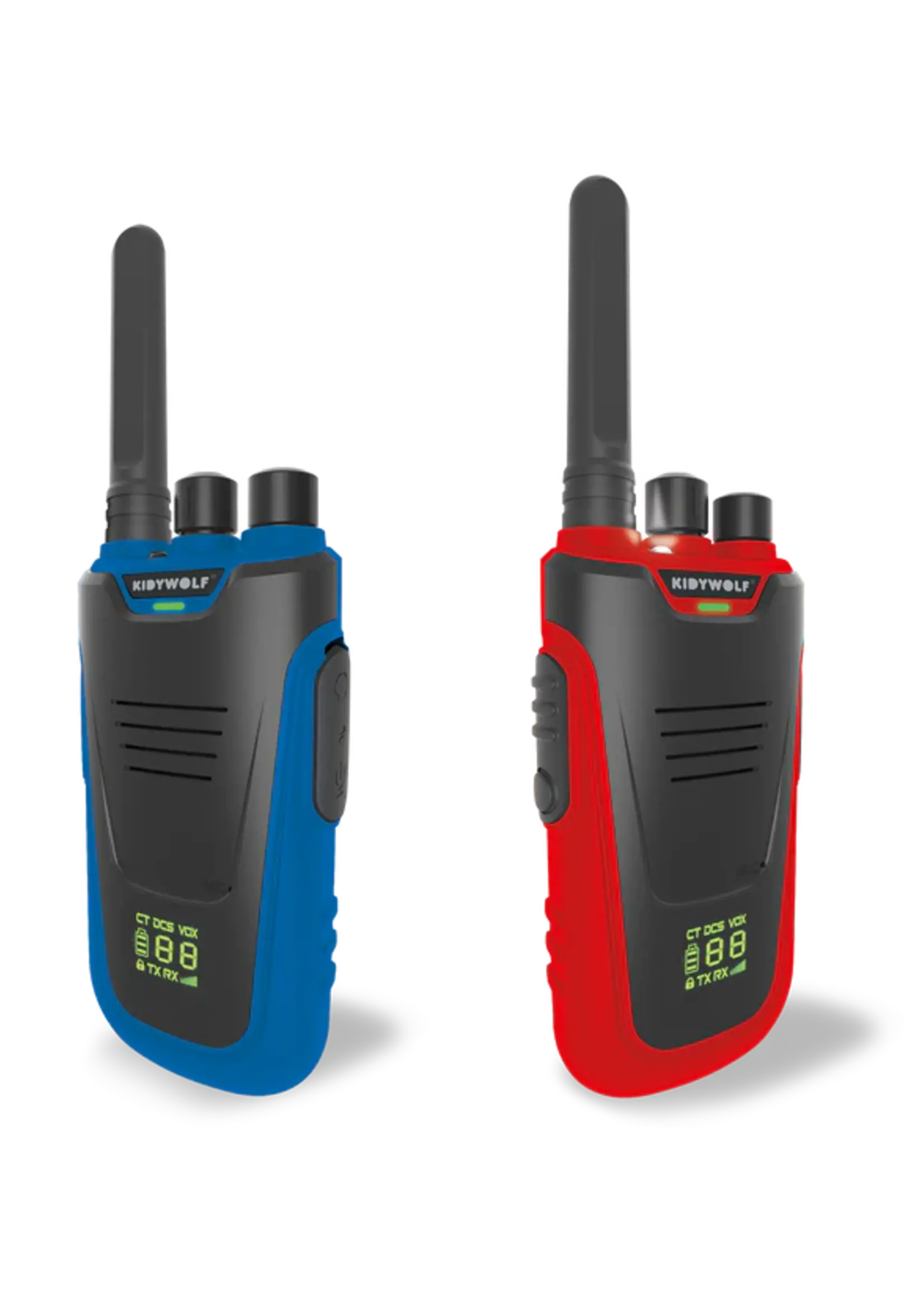 Kidywolf Kidywolf - Kidytalk walkie talkie - Blauw-Rood