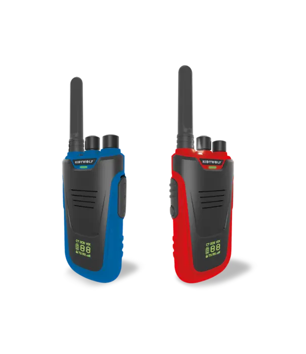 Kidywolf Kidywolf - Kidytalk walkie talkie - Blauw-Rood