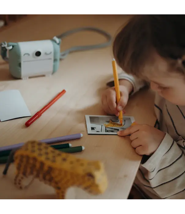 Kidywolf Kidywolf - zelfklevend fotopapier - 5 rollen voor Kids camera