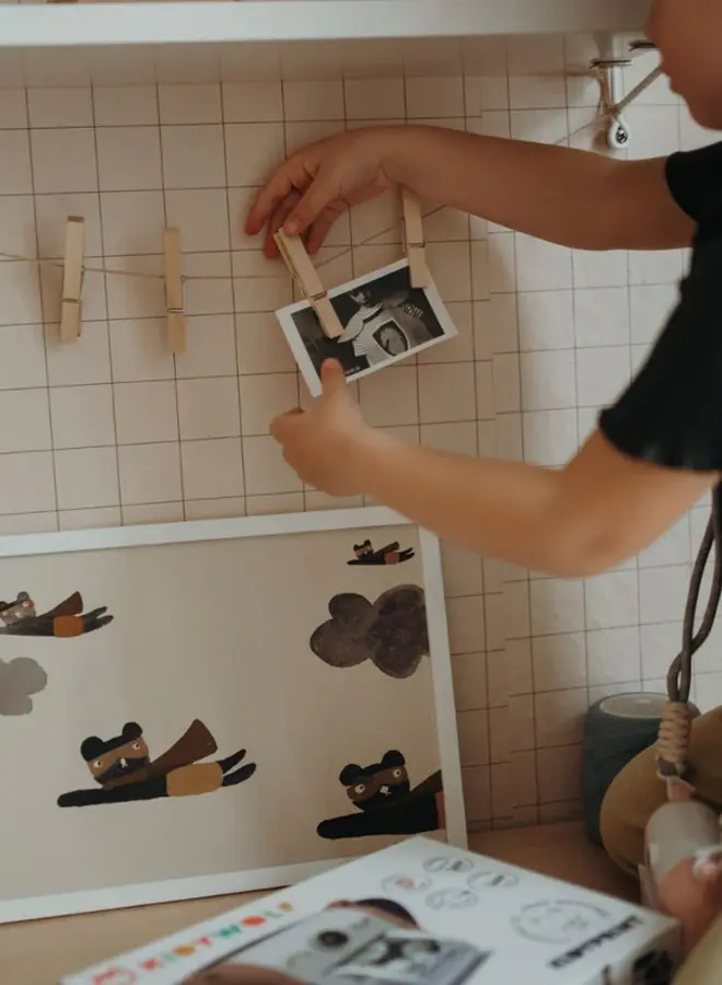 Kidywolf - zelfklevend fotopapier - 5 rollen voor Kids camera