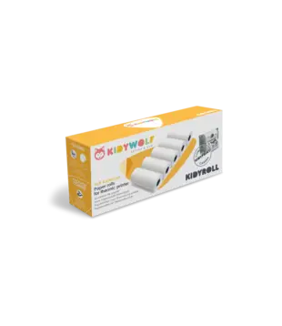 Kidywolf - zelfklevend fotopapier - 5 rollen voor Kids camera