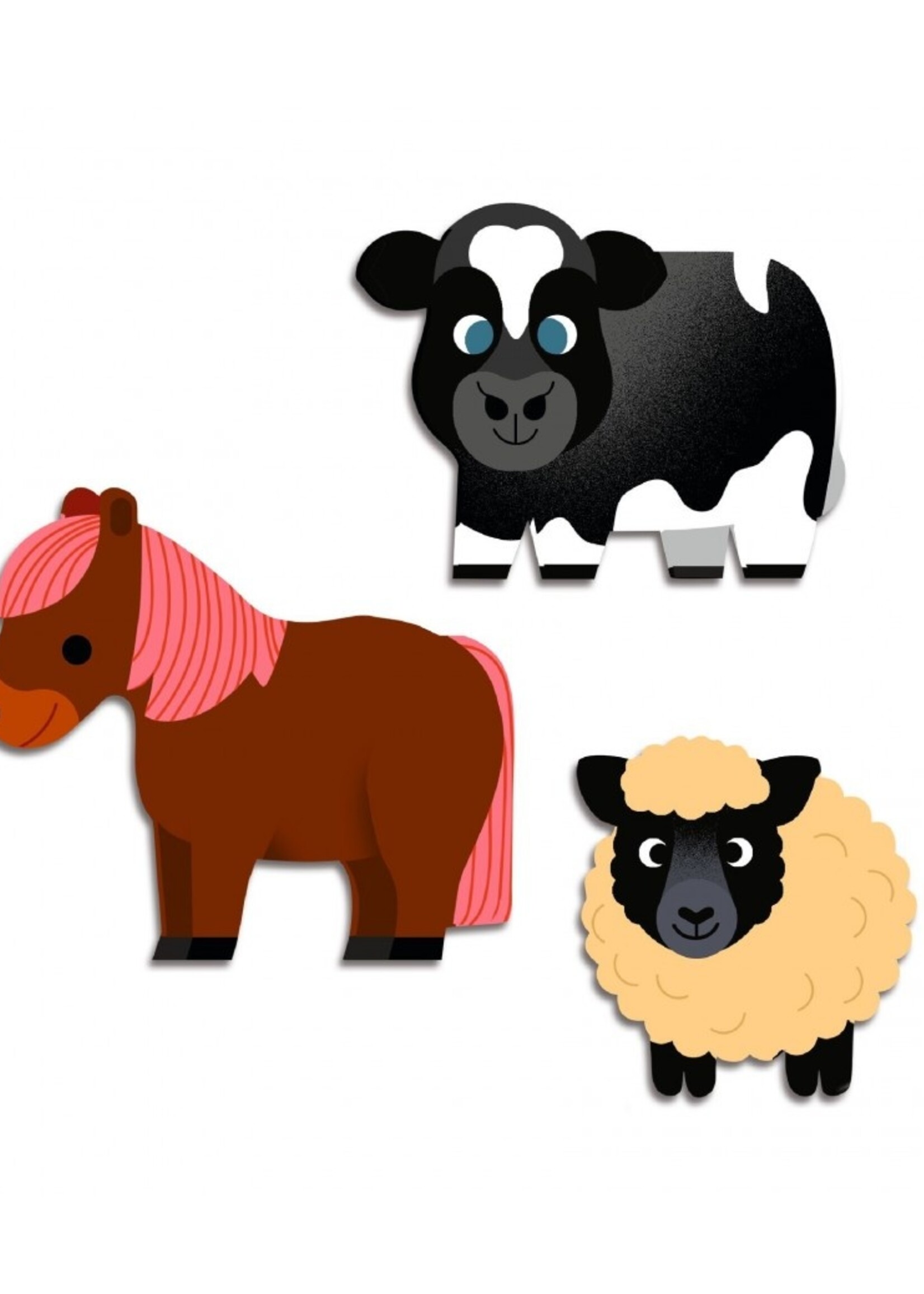 Djeco Djeco - Stickers - Farm animals