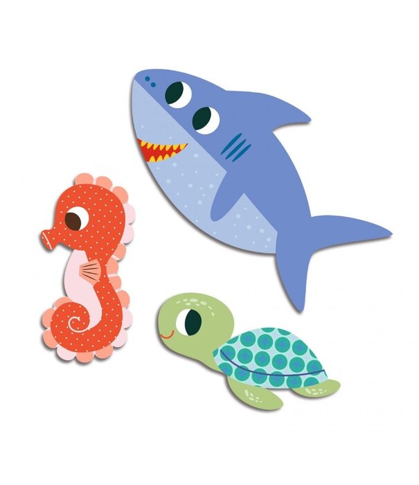 Djeco Djeco - Stickers - Sea animals