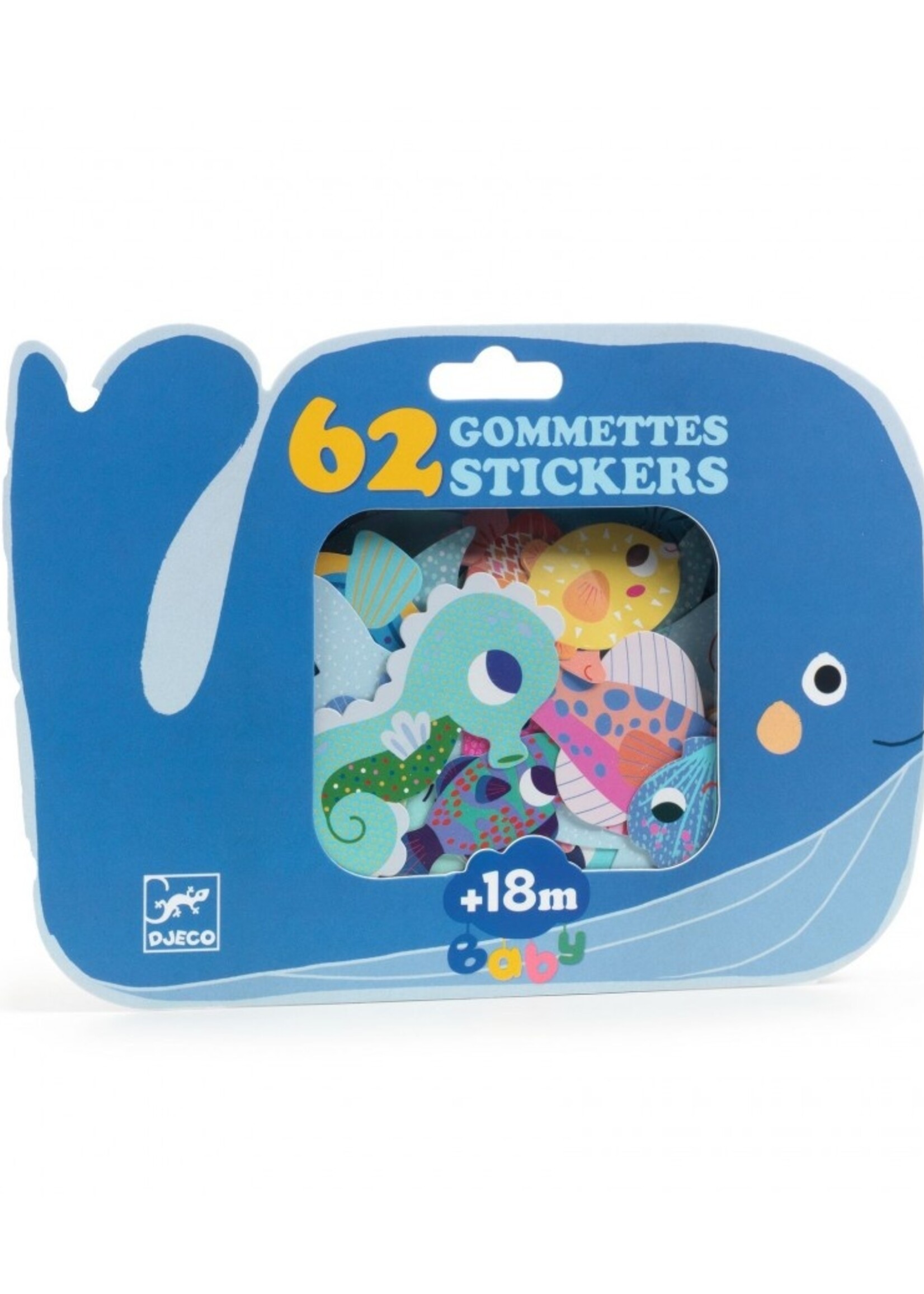 Djeco Djeco - Stickers - Sea animals
