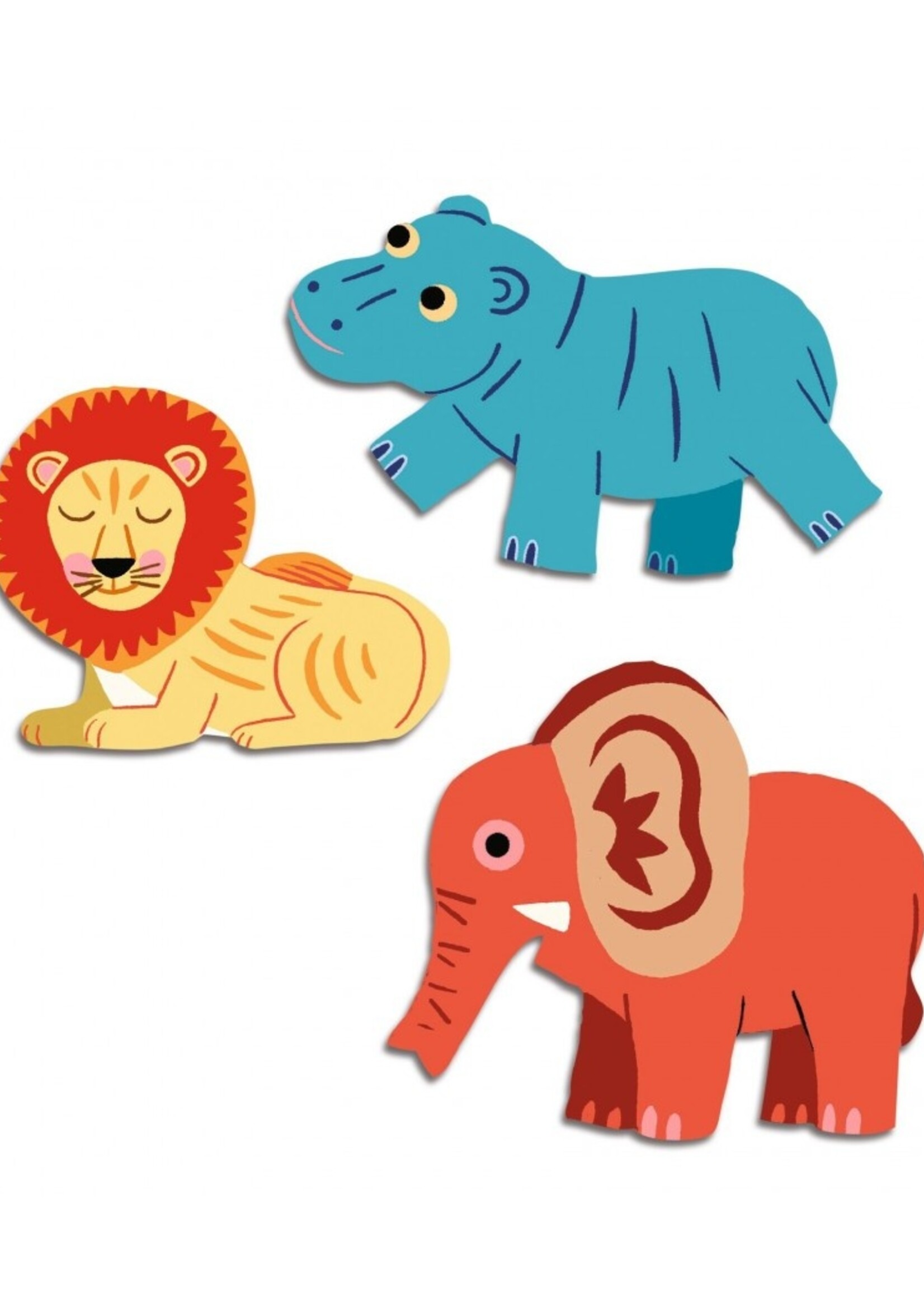 Djeco Djeco - Stickers - Safari animals