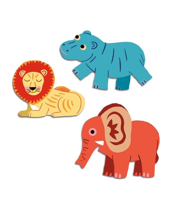 Djeco Djeco - Stickers - Safari animals