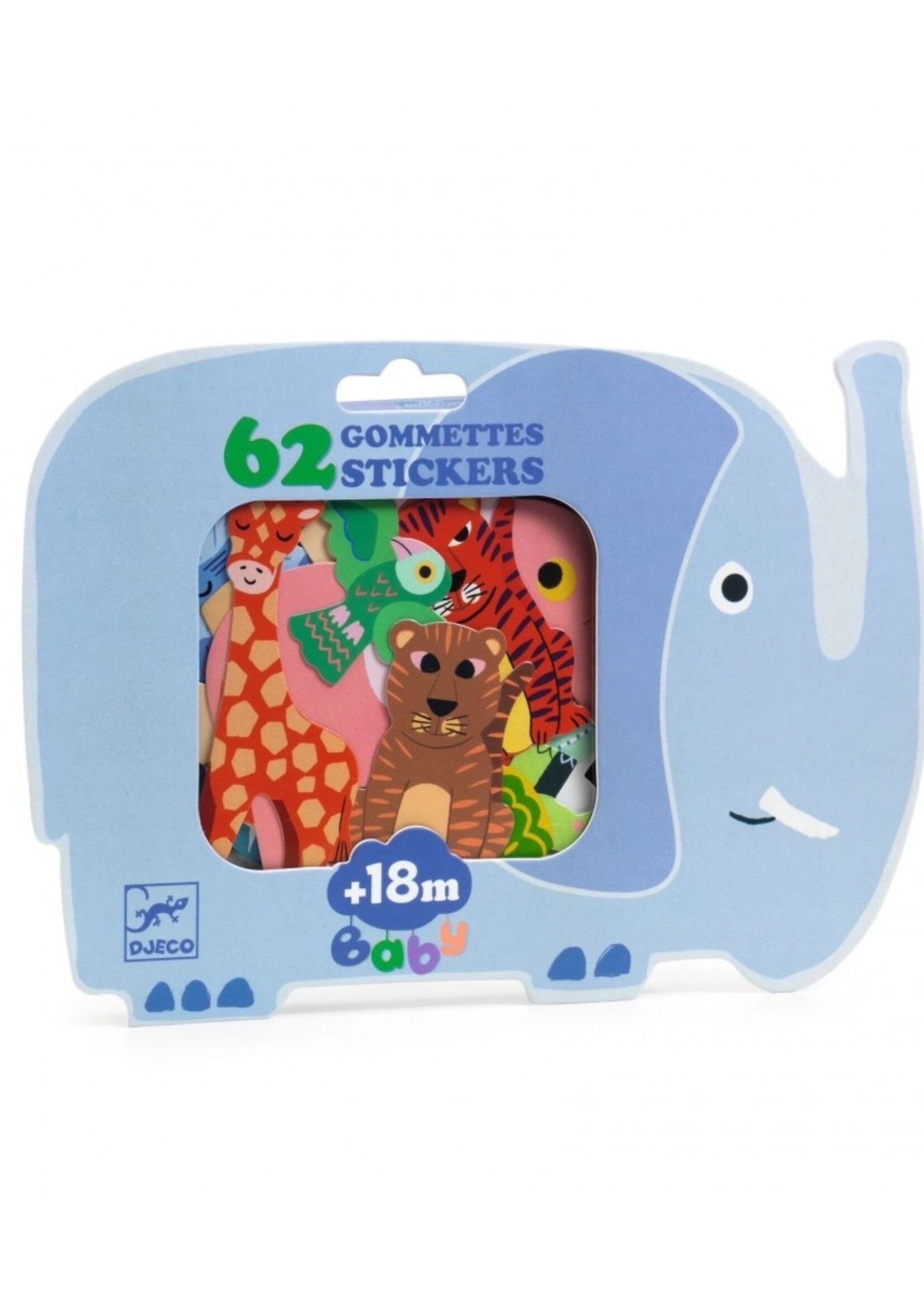 Djeco Djeco - Stickers - Safari animals