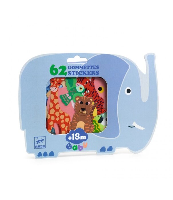 Djeco Djeco - Stickers - Safari animals