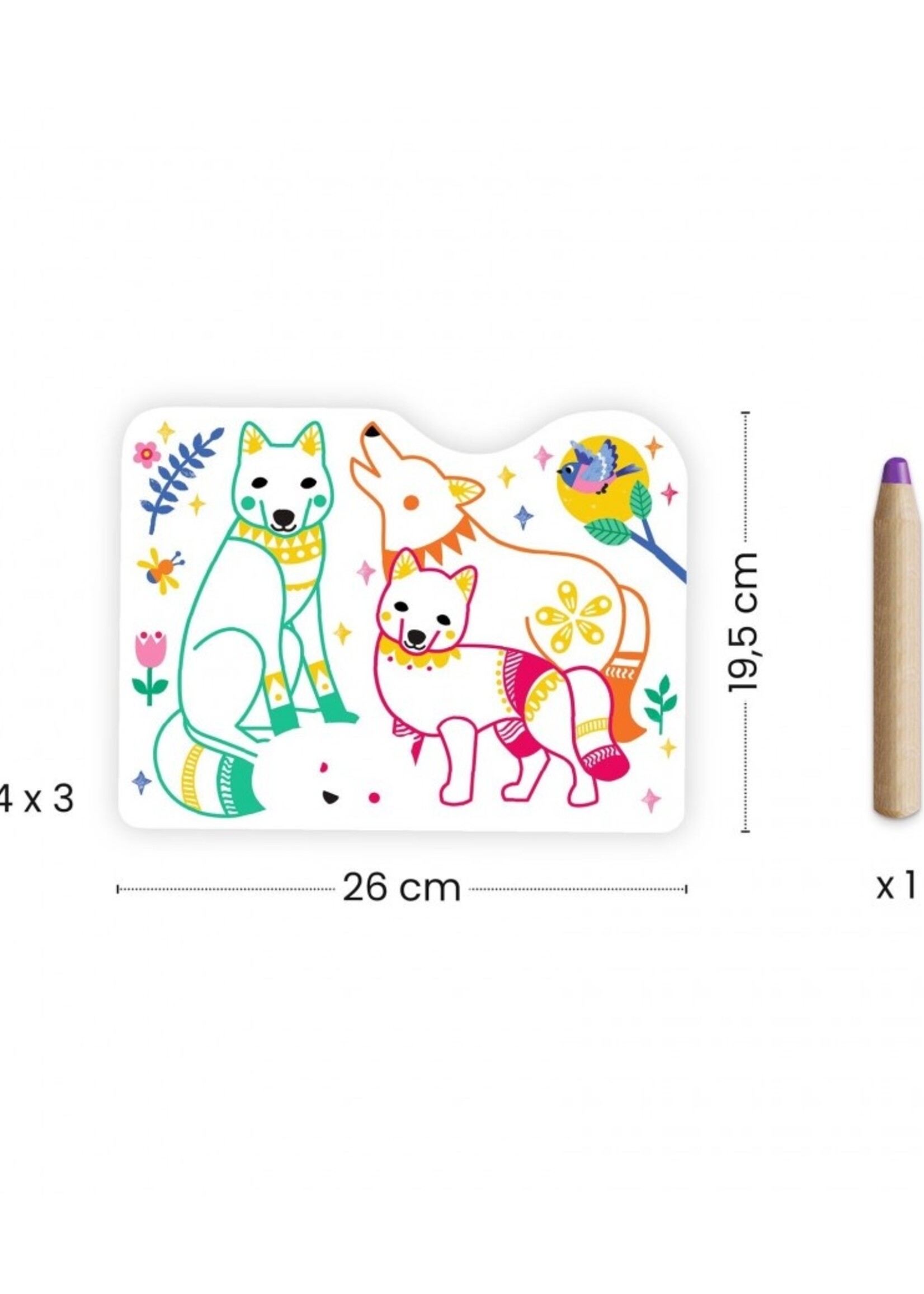Djeco Djeco - Magic Colouring - Forest animals