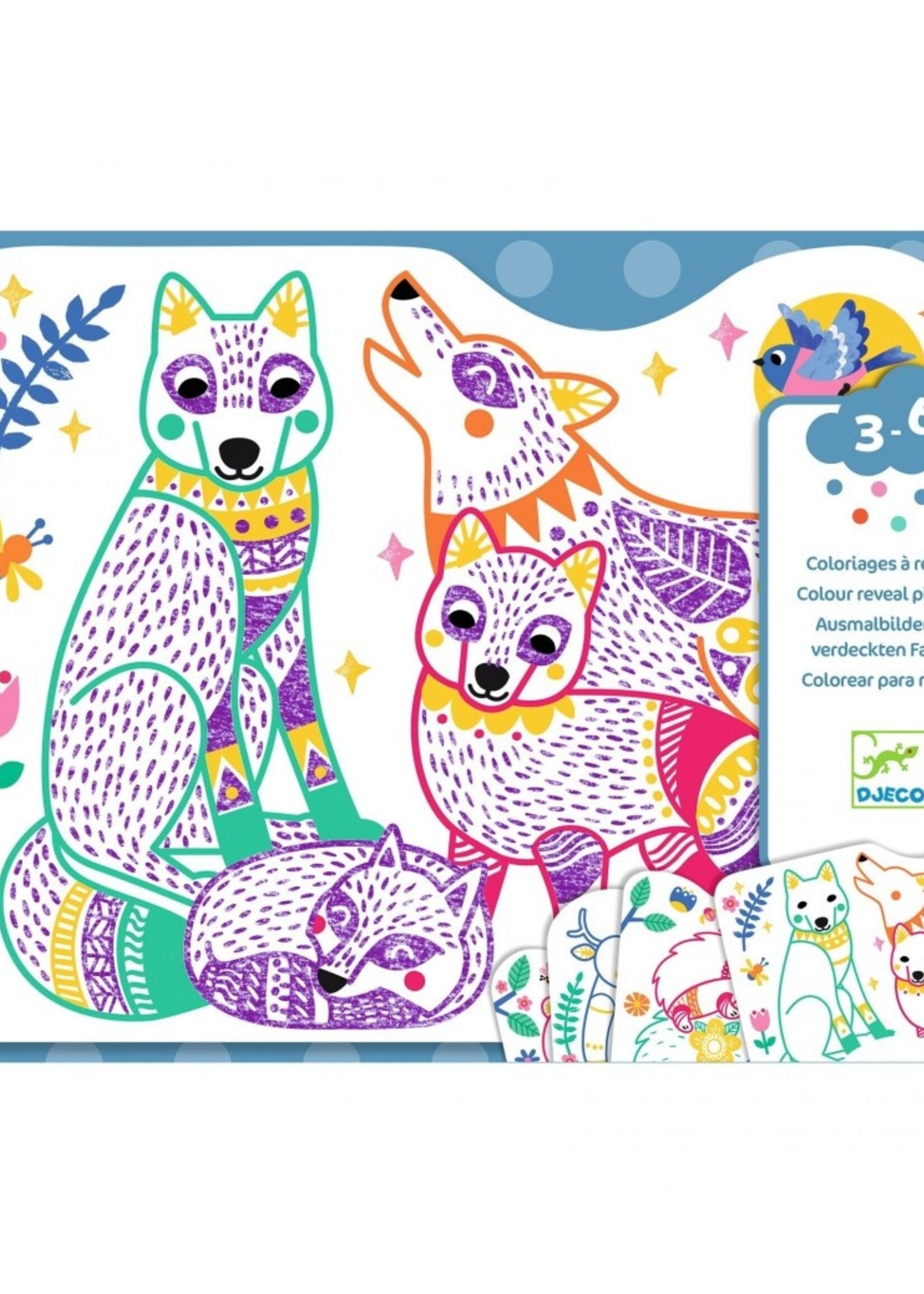 Djeco Djeco - Magic Colouring - Forest animals