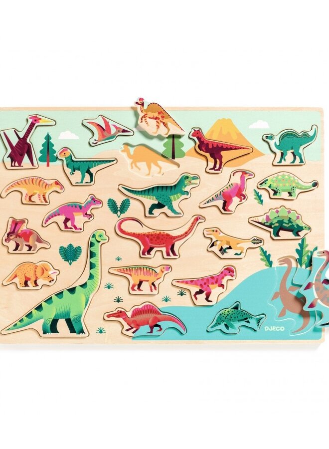 Djeco - Puzzlo - Dino