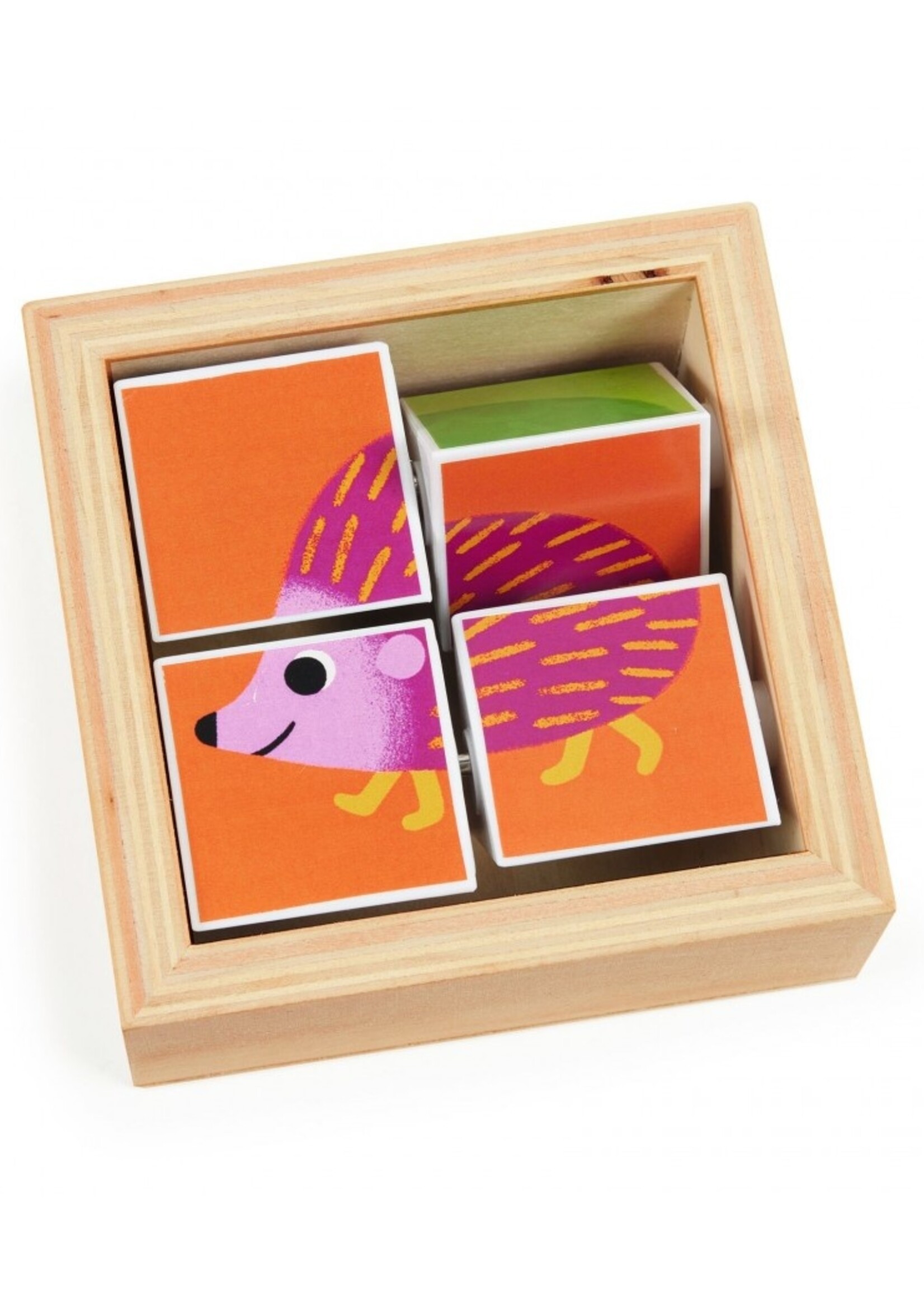 Djeco Djeco - Houten draaipuzzel (4pcs)