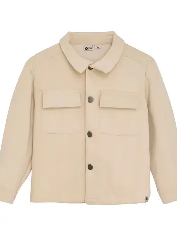 Daily Seven Daily Seven - S25 - Shirt Jacket Structure - Sandshell