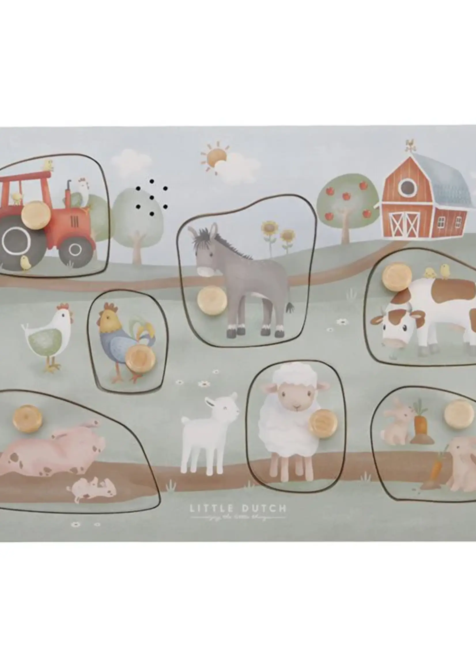 Little Dutch Little Dutch - Geluiden Puzzel - Little Farm