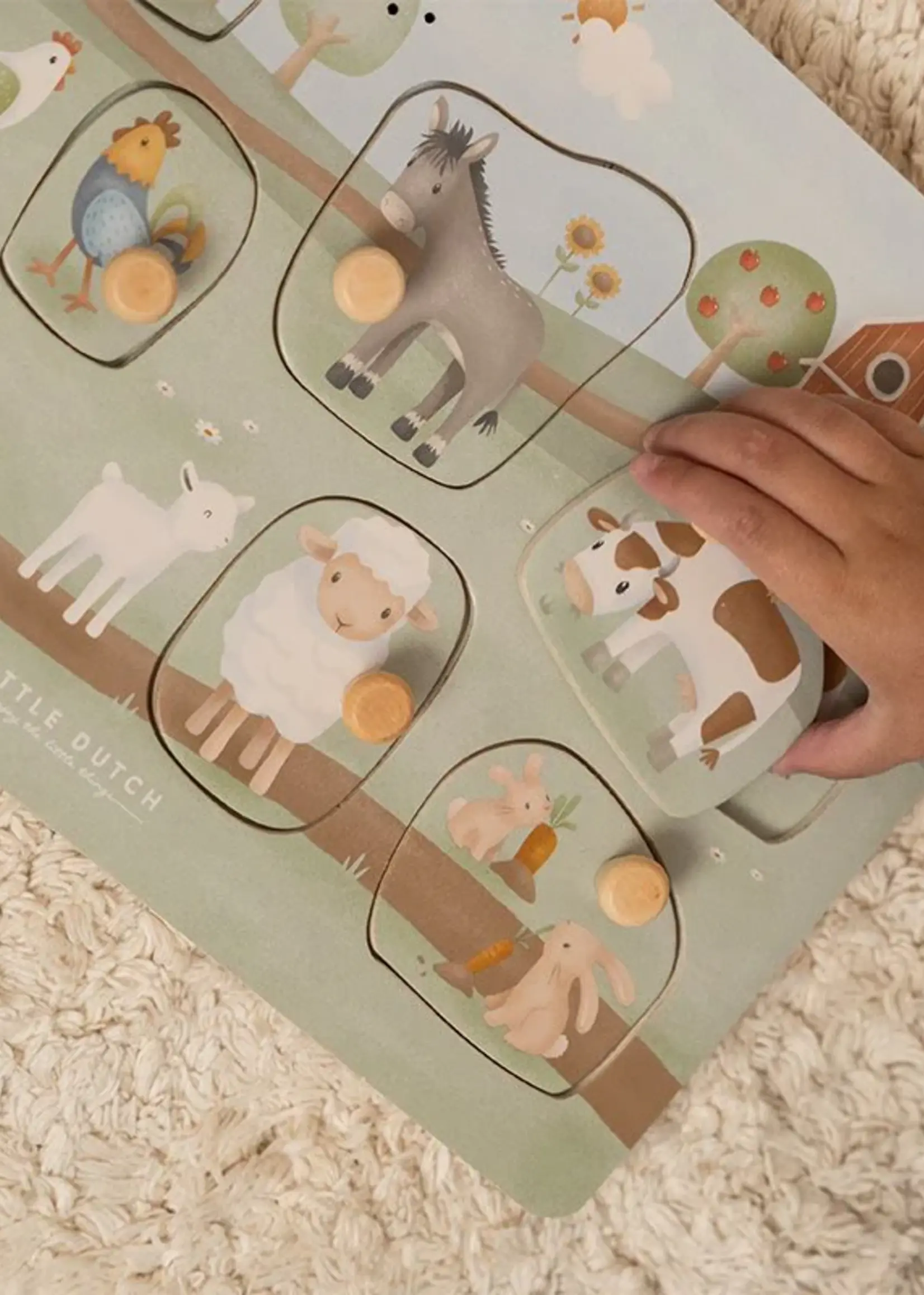 Little Dutch Little Dutch - Geluiden Puzzel - Little Farm