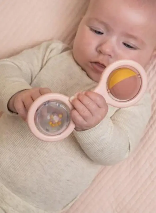 Little Dutch - Rammelaar met balletjes - Roze