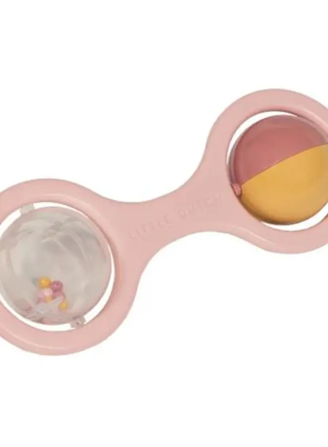 Little Dutch - Rammelaar met balletjes - Roze
