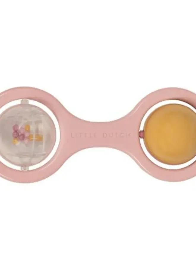 Little Dutch - Rammelaar met balletjes - Roze