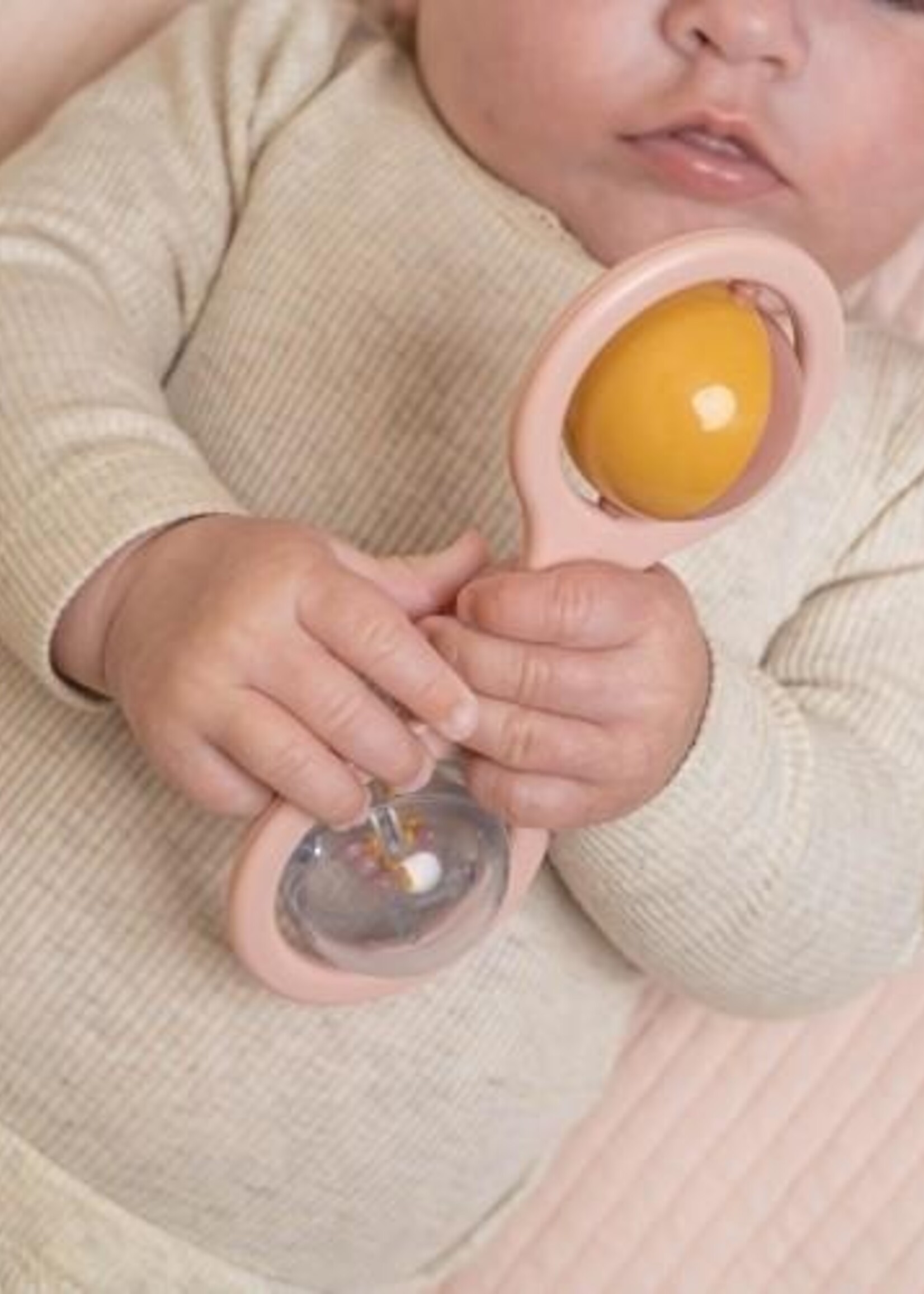 Little Dutch Little Dutch - Rammelaar met balletjes - Roze