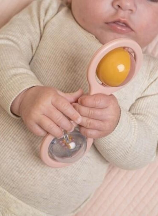 Little Dutch - Rammelaar met balletjes - Roze