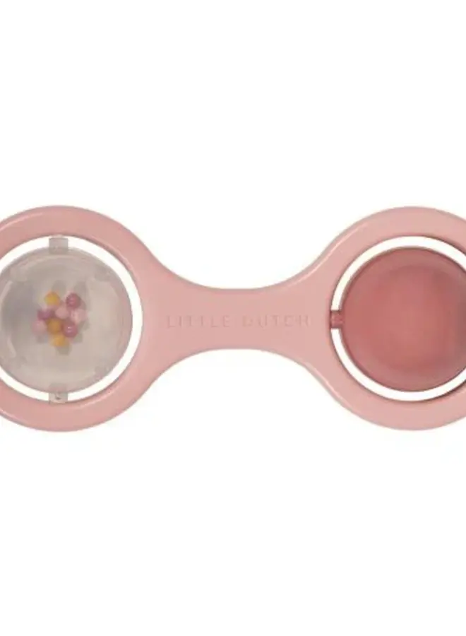Little Dutch - Rammelaar met balletjes - Roze