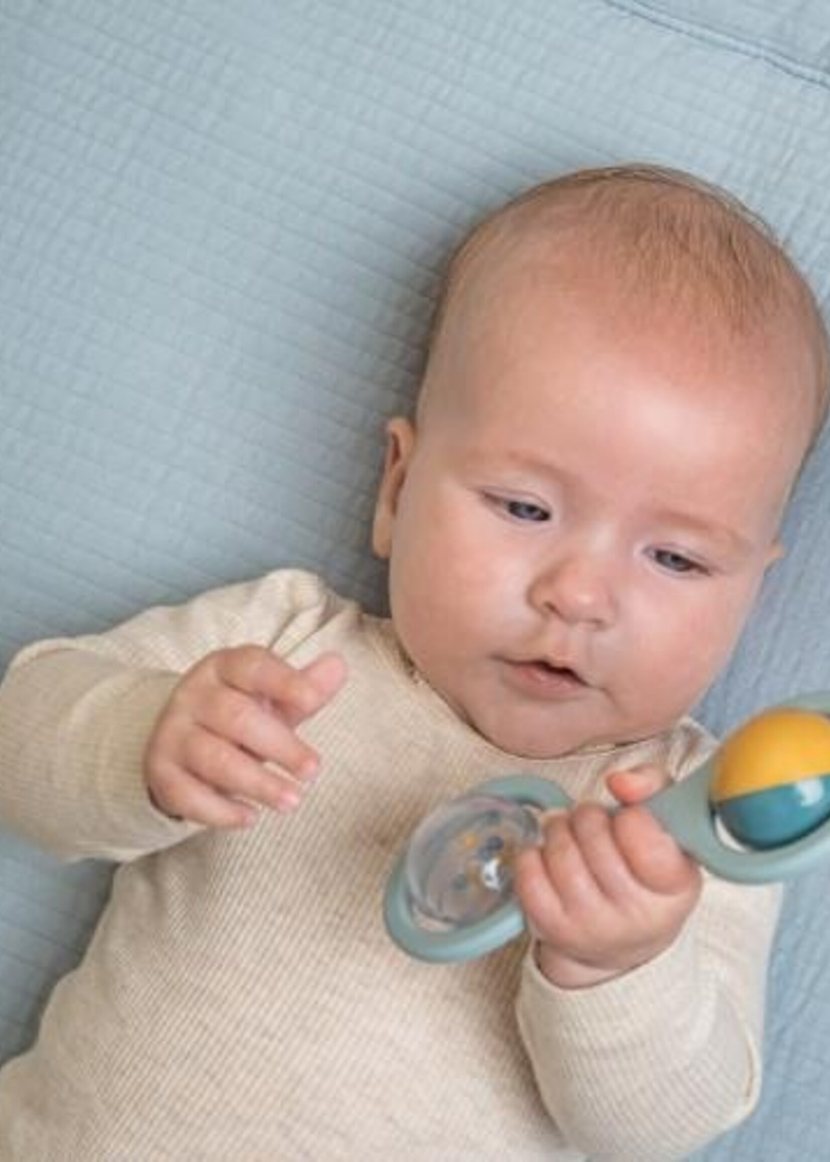 Little Dutch Little Dutch - Rammelaar met balletjes - Blauw