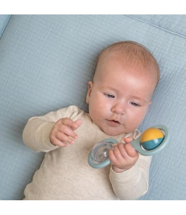 Little Dutch Little Dutch - Rammelaar met balletjes - Blauw