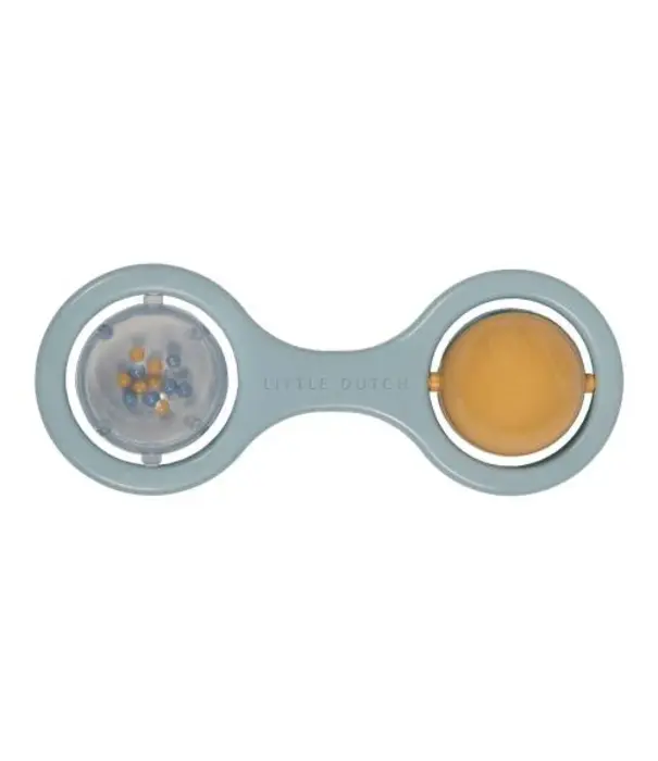 Little Dutch Little Dutch - Rammelaar met balletjes - Blauw