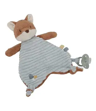 Little Dutch - Knuffeldoekje ribbel - Vos forest friends