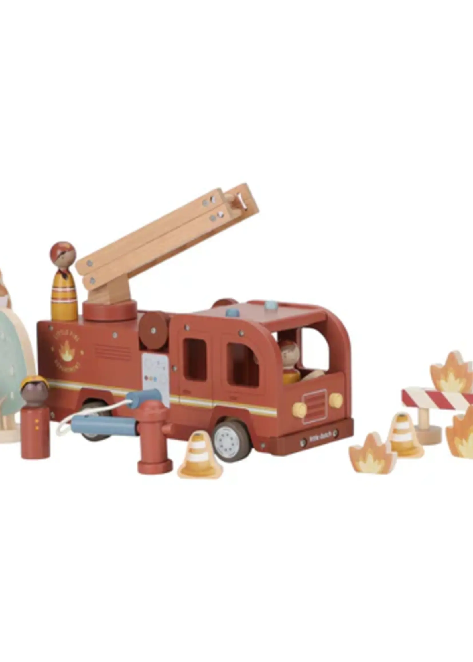 Little Dutch Little Dutch - Brandweerwagenset