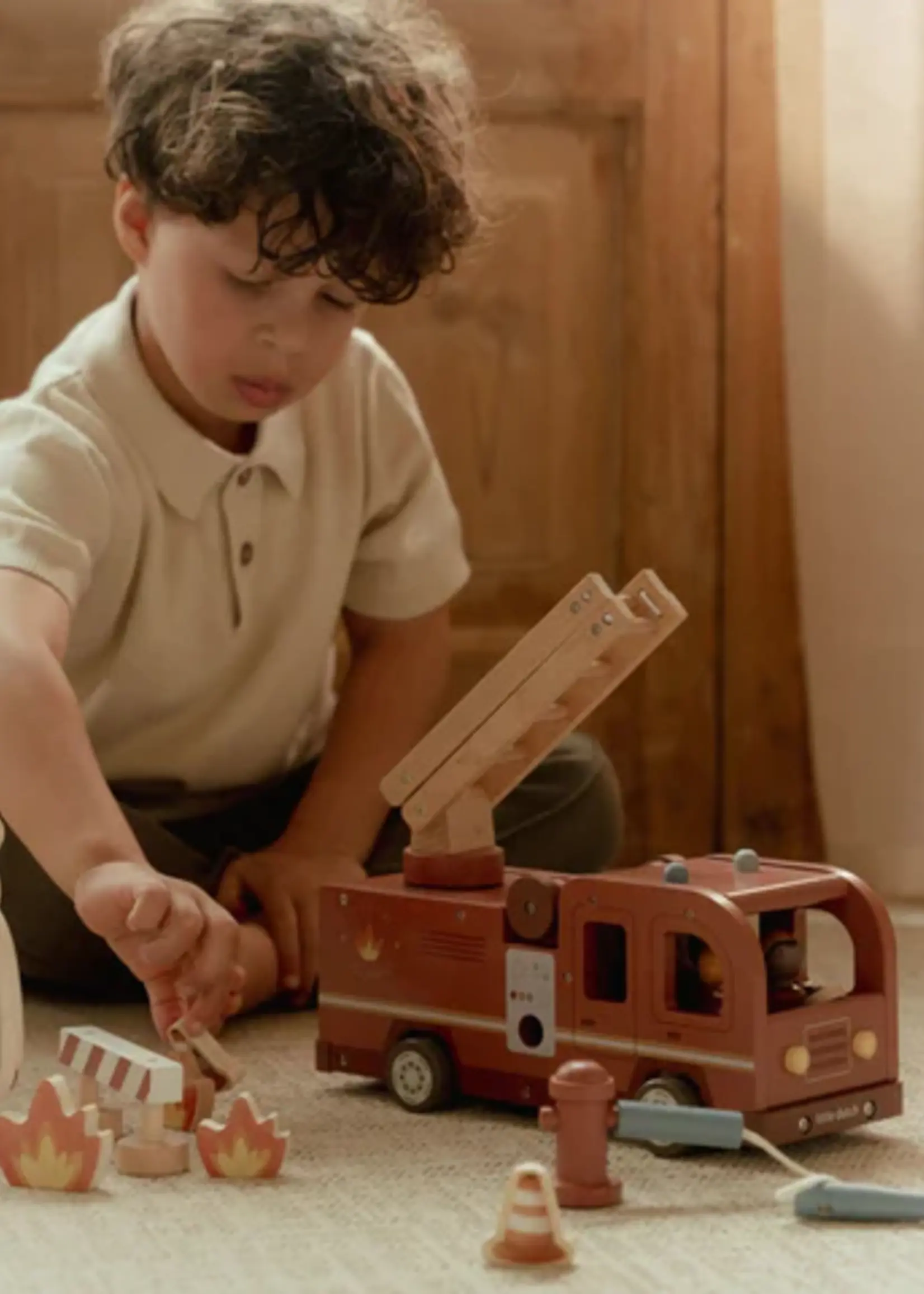 Little Dutch Little Dutch - Brandweerwagenset