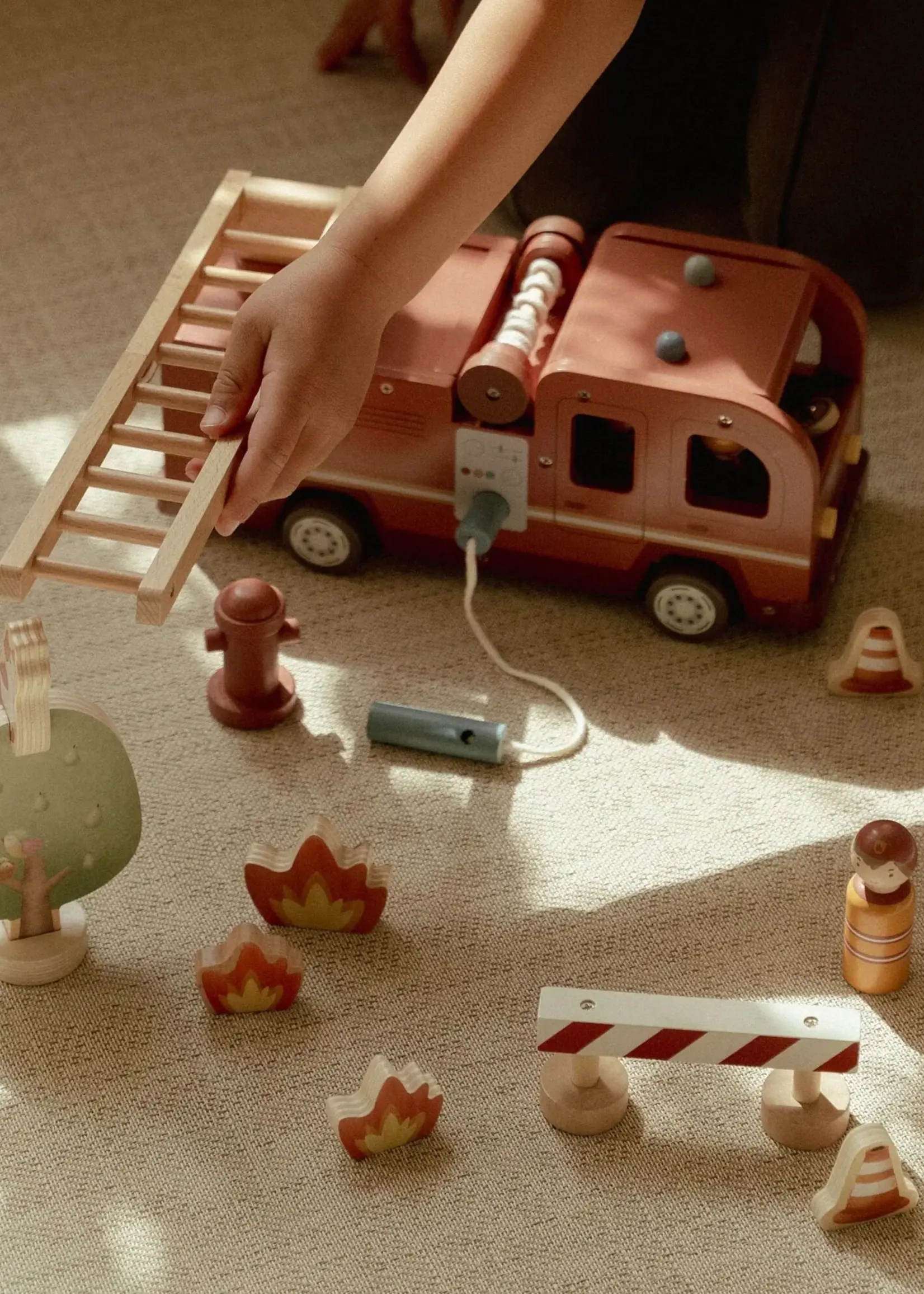 Little Dutch Little Dutch - Brandweerwagenset