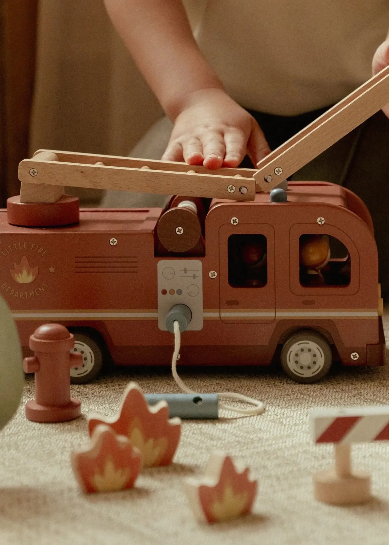 Little Dutch Little Dutch - Brandweerwagenset