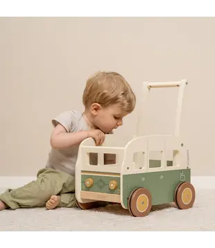 Little Dutch - Vintage loopwagen groen
