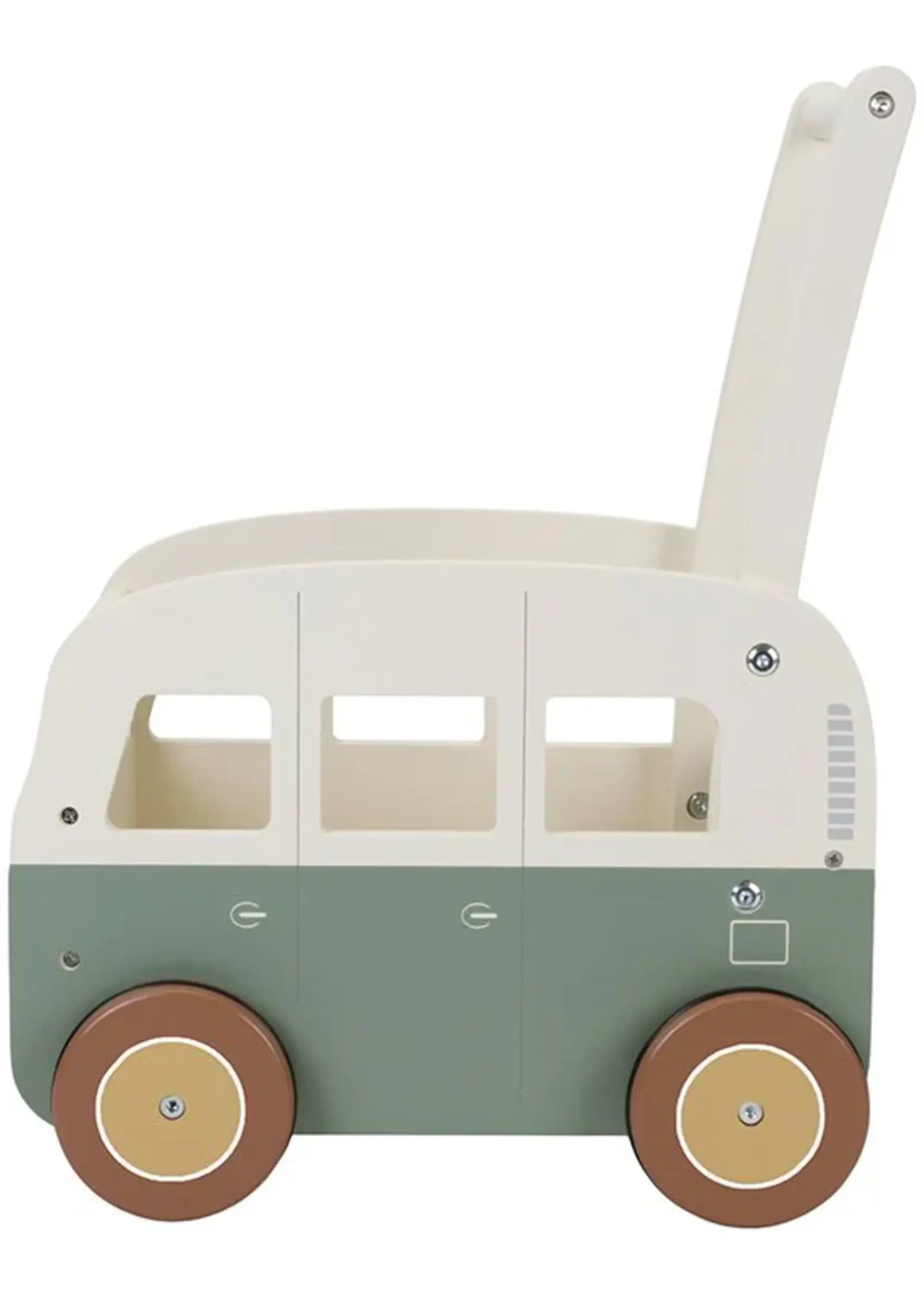 Little Dutch Little Dutch - Vintage loopwagen groen