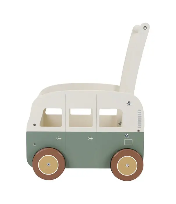 Little Dutch Little Dutch - Vintage loopwagen groen