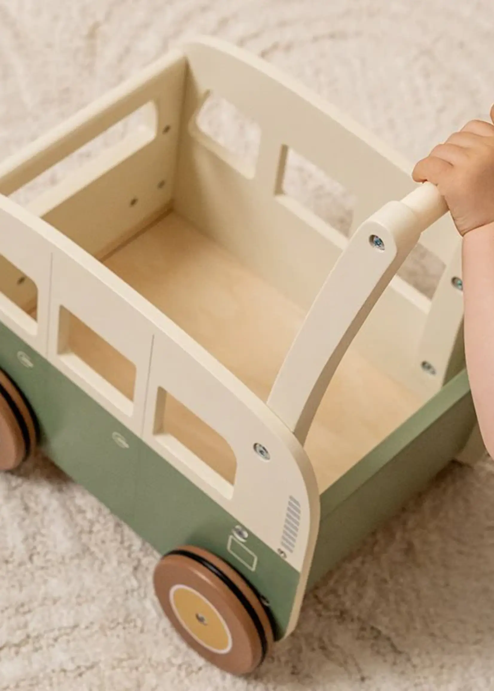 Little Dutch Little Dutch - Vintage loopwagen groen