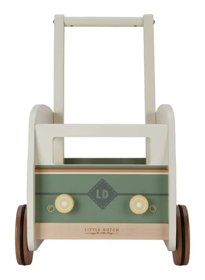 Little Dutch - Vintage loopwagen groen