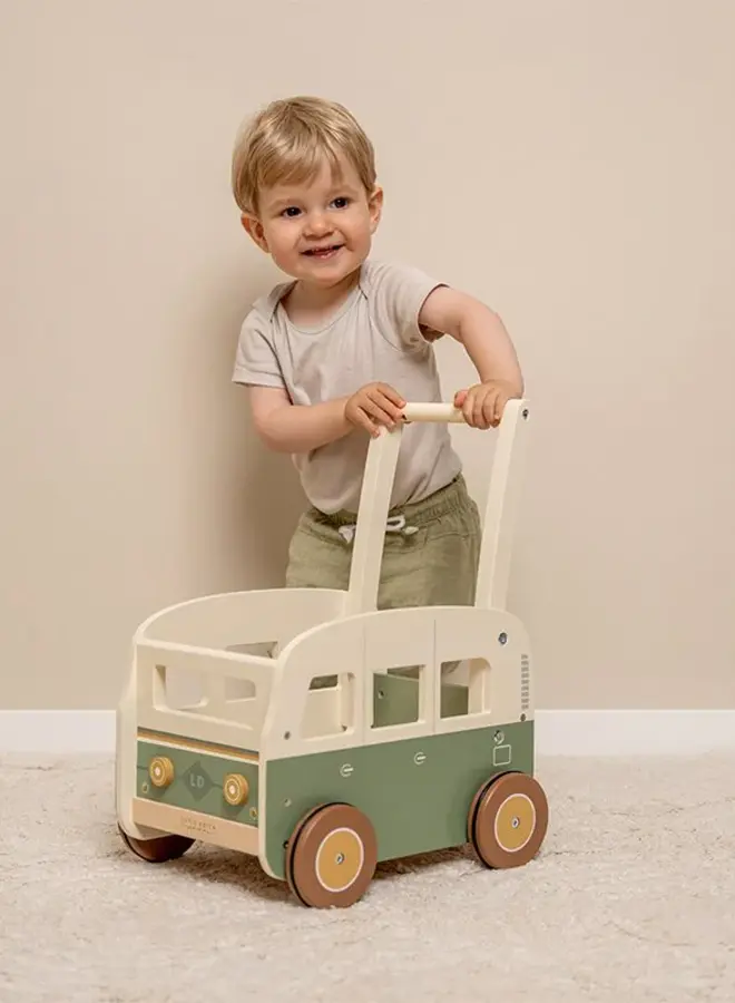 Little Dutch - Vintage loopwagen groen