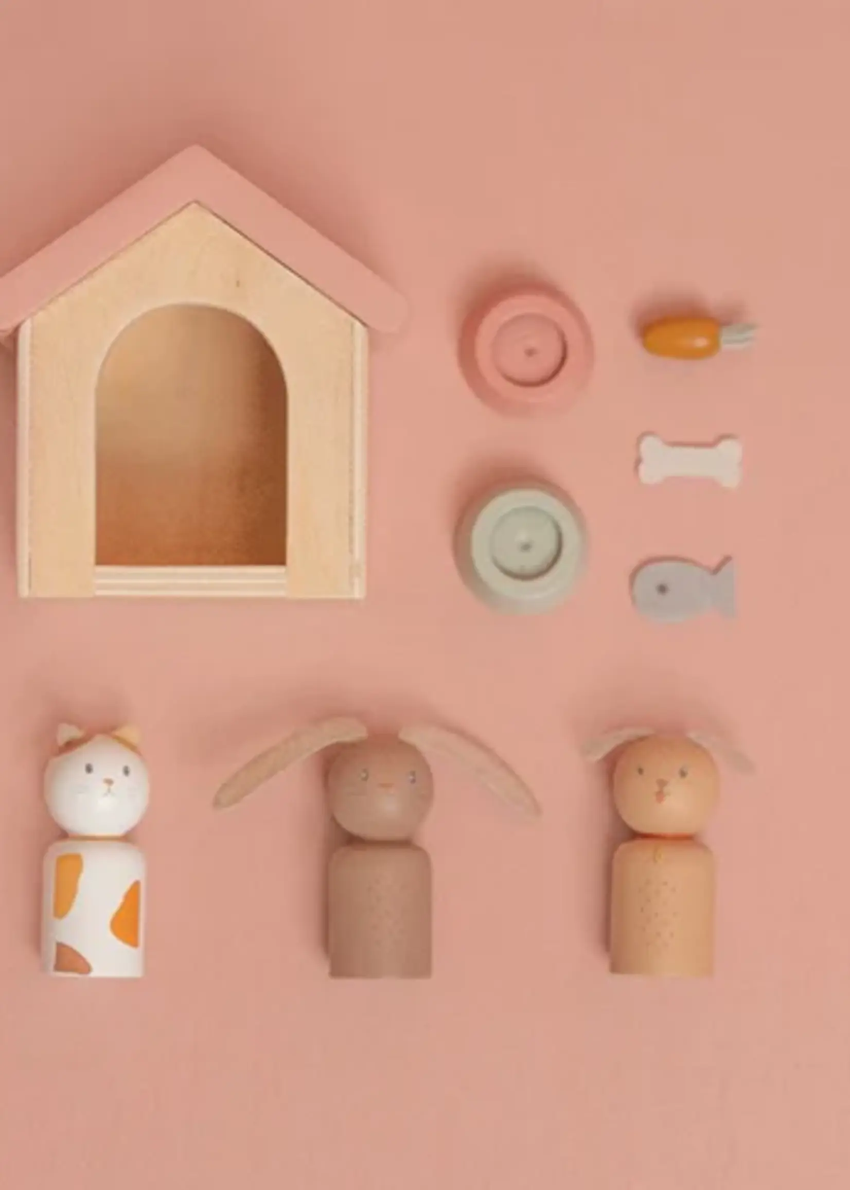 Little Dutch Little Dutch - Aanvulset poppenhuis huisdieren