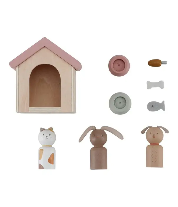 Little Dutch Little Dutch - Aanvulset poppenhuis huisdieren