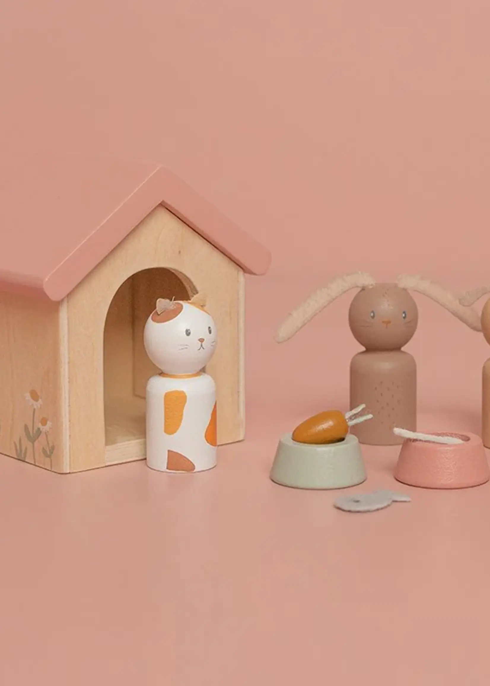 Little Dutch Little Dutch - Aanvulset poppenhuis huisdieren