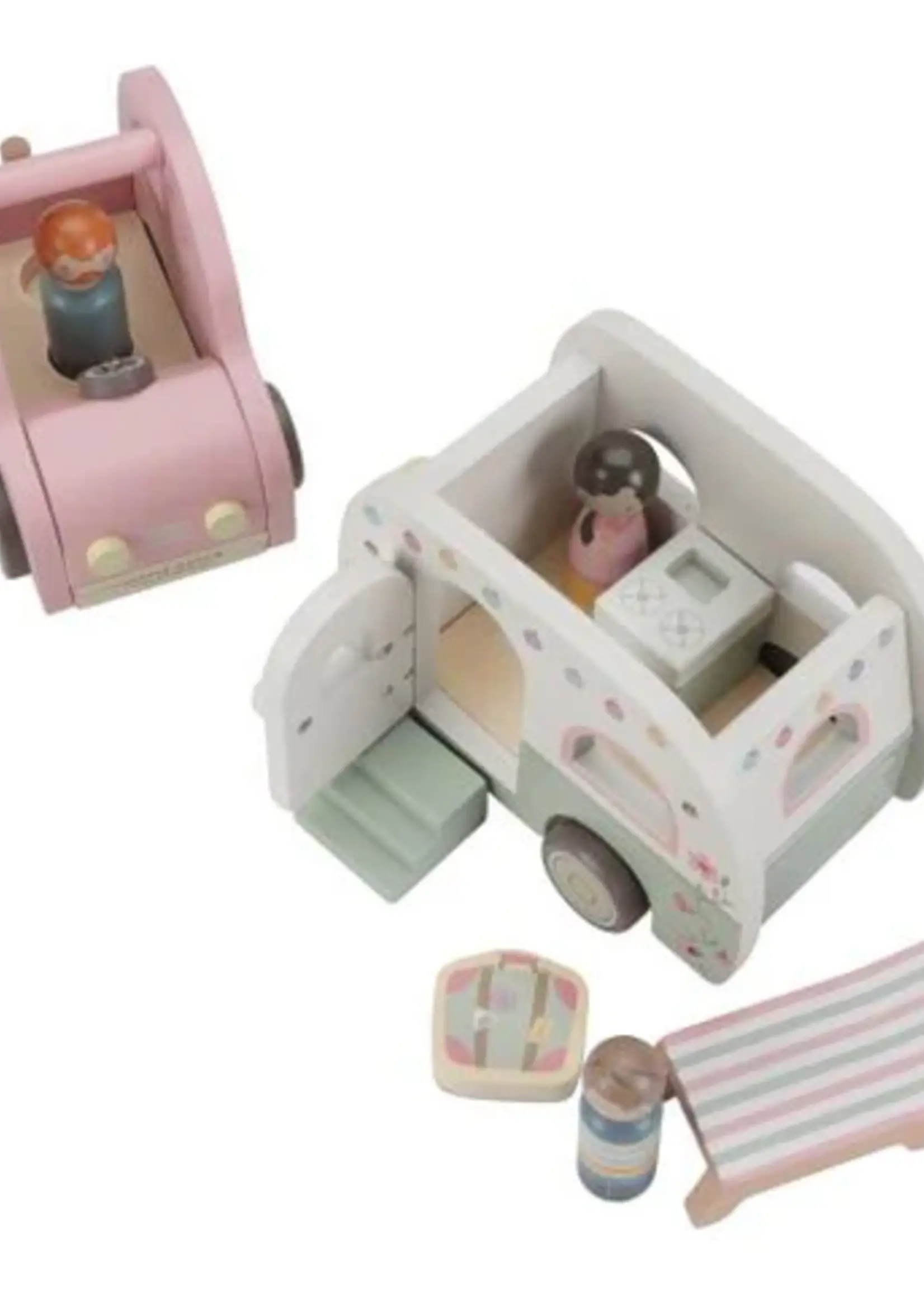 Little Dutch Little Dutch - Speelgoed auto met caravan