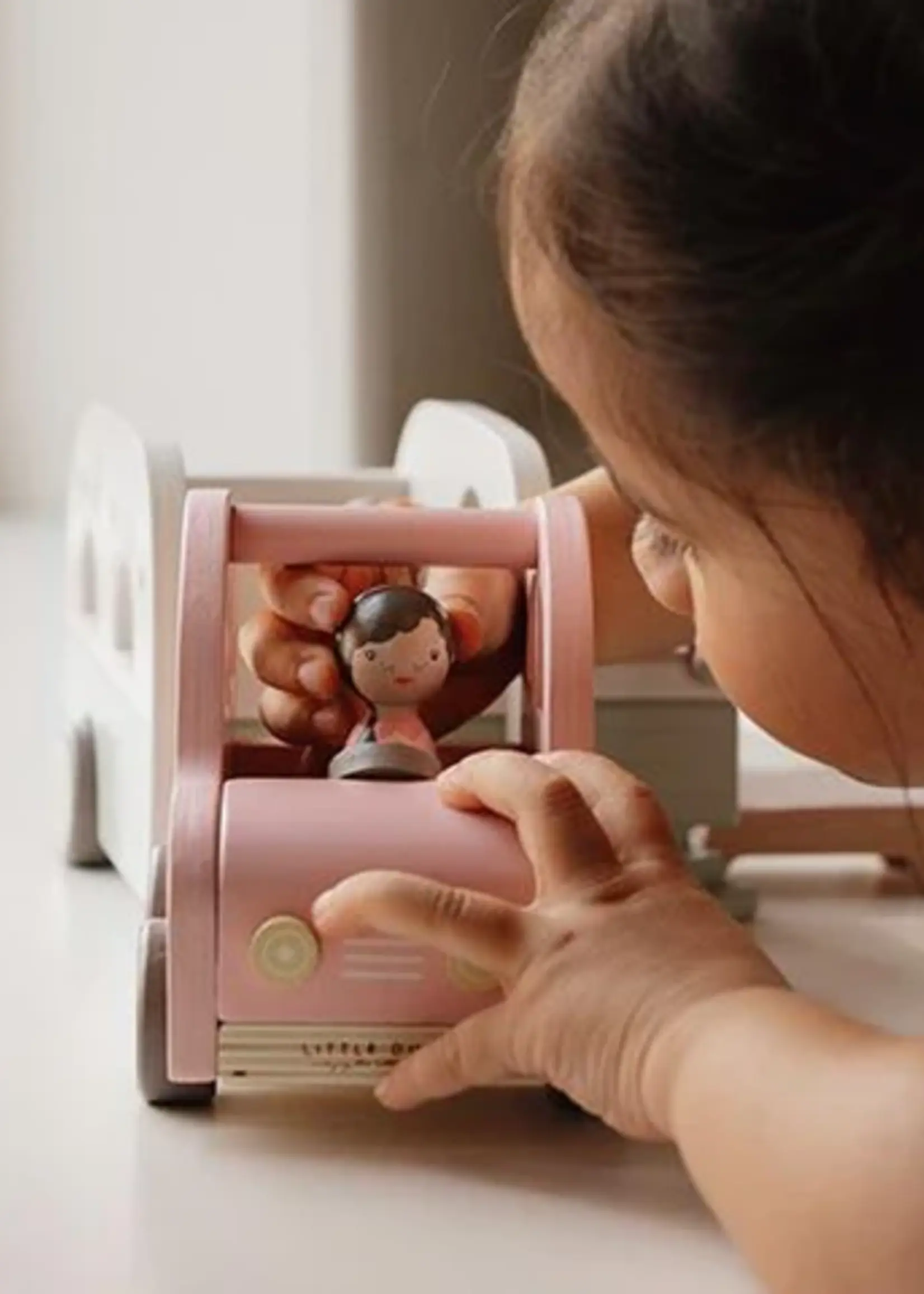 Little Dutch Little Dutch - Speelgoed auto met caravan